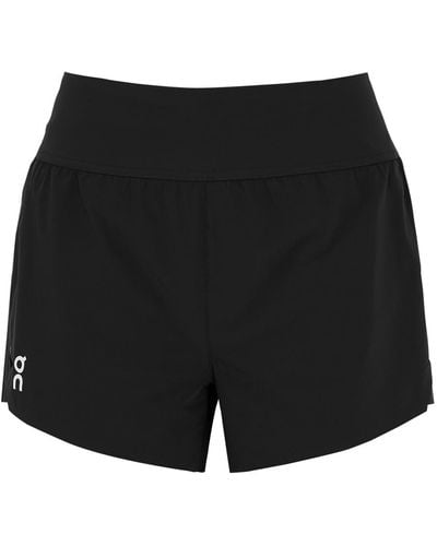 On Shoes Active Stretch-Nyl Shorts - Black