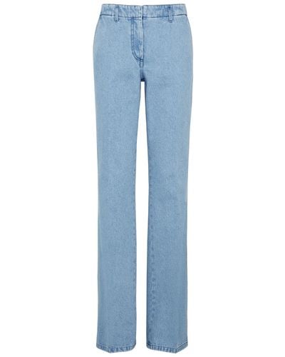 Dries Van Noten Parchias Straight-Leg Jeans - Blue