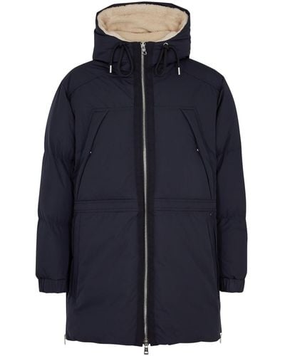 Moncler Truyere Quilted Shell Parka - Blue