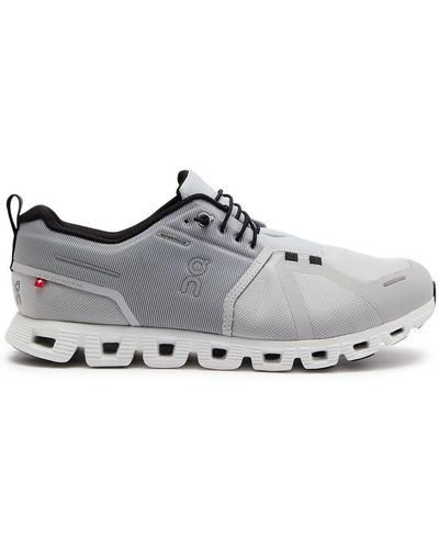 On Shoes On Cloud 5 Paneled Mesh Sneakers - Gray