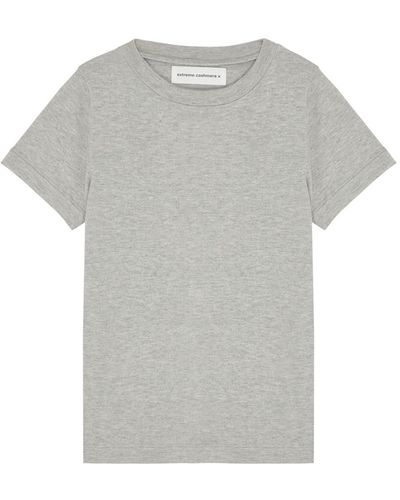 Extreme Cashmere N°292 America Cotton-blend T-shirt - Grey