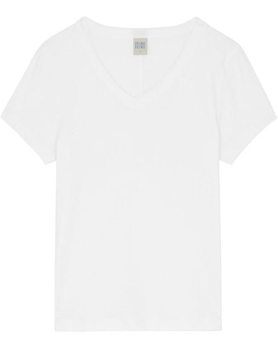 Flore Flore Jill Cotton T-Shirt - White