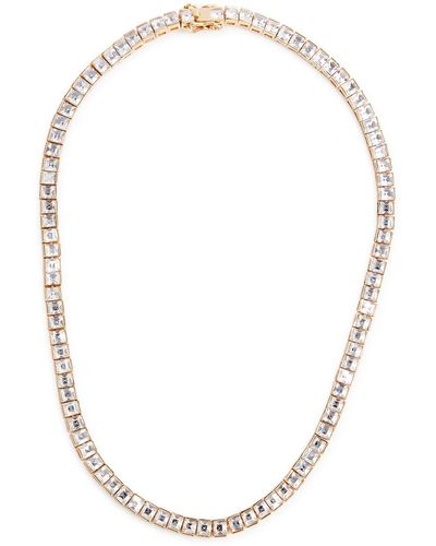 Kenneth Jay Lane Crystal-embellished Necklace - White