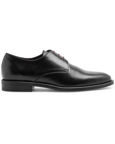 PS by Paul Smith Bayard Leather Derby Shoes - Black