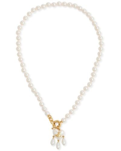 Vivienne Westwood Sheryl Faux Pearl Necklace - White