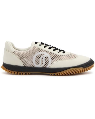 Stella McCartney S-wave Panelled Mesh Trainers - White