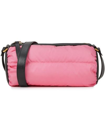 Moncler Keoni Quilted Shell Cross-body Bag - Pink