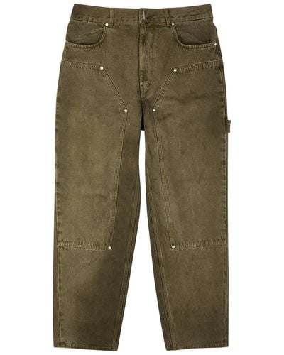 Givenchy Carpenter Tapered-leg Jeans - Green