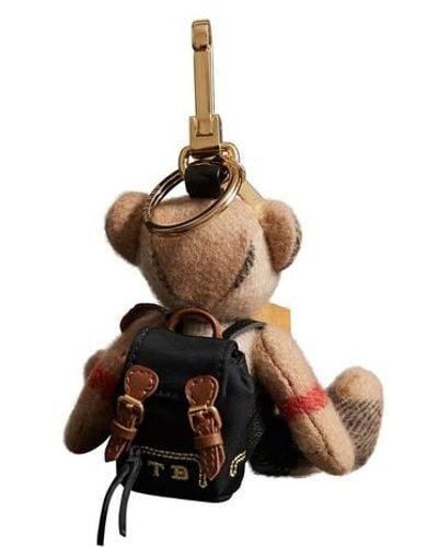 Burberry Thomas Bear Charm With Rucksack - Multicolor