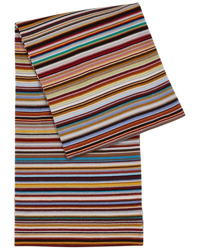 Paul Smith Signature Striped Wool Scarf - Multicolor
