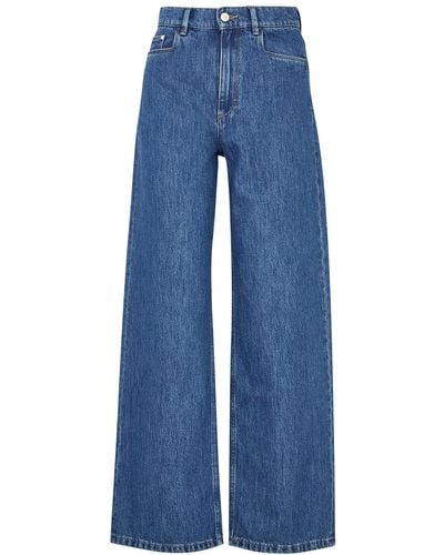 Wandler Magnolia Blue Wide-leg Jeans