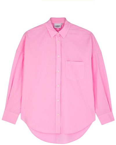 LMND Lemonade Chiara Cotton-poplin Shirt - Pink