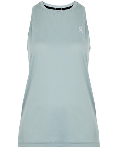 On Shoes Core Stretch-Jersey Tank - Green