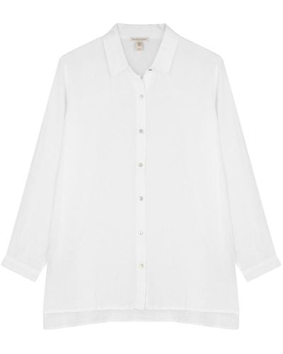 Eileen Fisher Linen Shirt - White