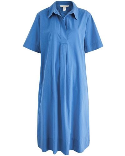 Eileen Fisher Cotton Shirt Dress - Blue