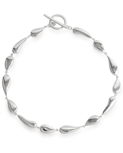 AGMES Ila Sterling Necklace - White