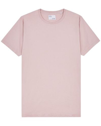 COLORFUL STANDARD Cotton T-shirt - Pink