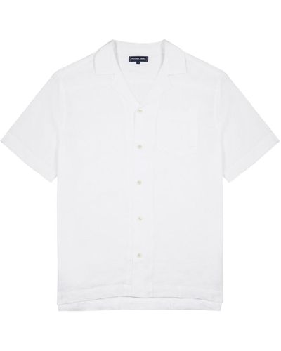 Frescobol Carioca Angelo Linen Shirt - White