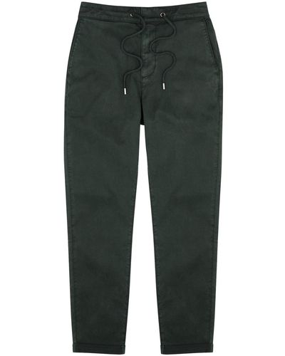 PAIGE Fraser Stretch-twill Pants - Green