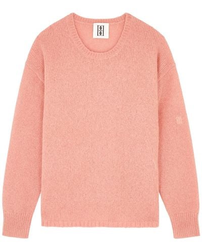 By Malene Birger Briella Wool-Blend Sweater - Pink