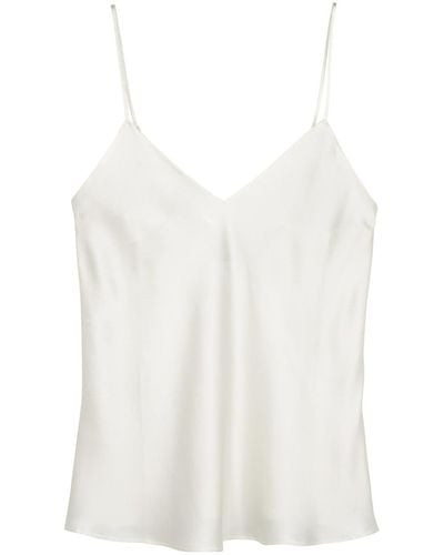 Simone Perele Dream Silk Camisole Top - White