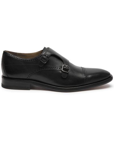 Oliver Sweeney Ackergill Leather Monk Strap Shoes - Black