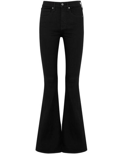 Veronica Beard Beverly Flared Jeans - Black