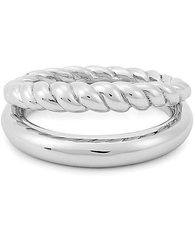 Missoma Radial Sterling Ring - White