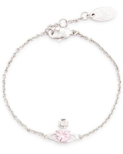 Vivienne Westwood Reina Small Orb-embellished Bracelet - White
