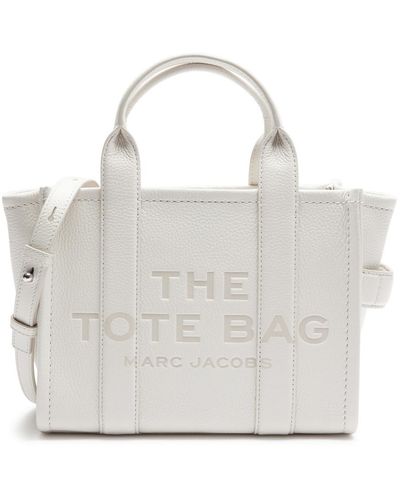 Marc Jacobs The Tote Mini Leather Tote - White