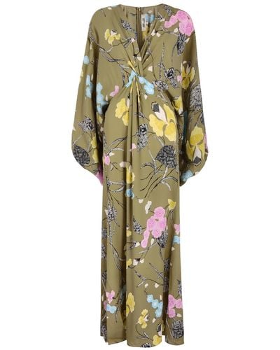 Diane von Furstenberg Kason Floral-Print Maxi Dress - Multicolour