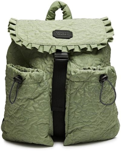 Damson Madder Rose Quilted Shell Backpack - Green