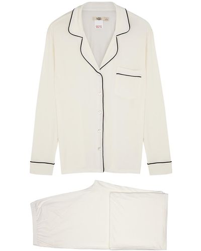UGG Lenon Ii Stretch-Jersey Pyjama Set - White