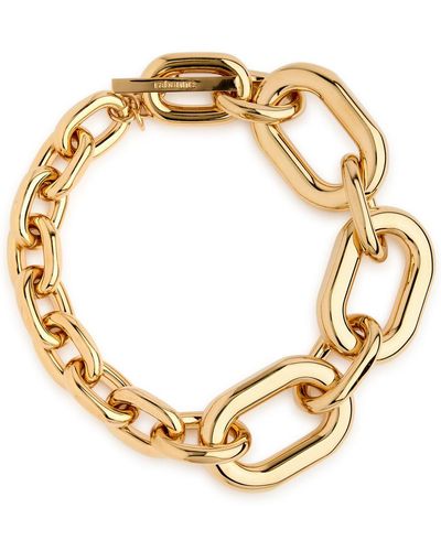 Rabanne Xl Link Chain Necklace - Metallic