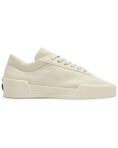 Fear Of God Aerobic Low Leather Trainers - Natural