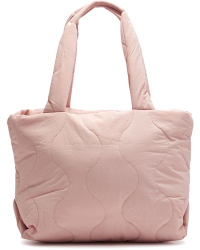 Jakke Tate Quilted Shell Tote - Pink