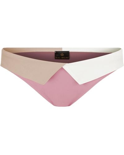VALIMARE Capri Bandeau Bikini With Flap Bottom Bottom Pink