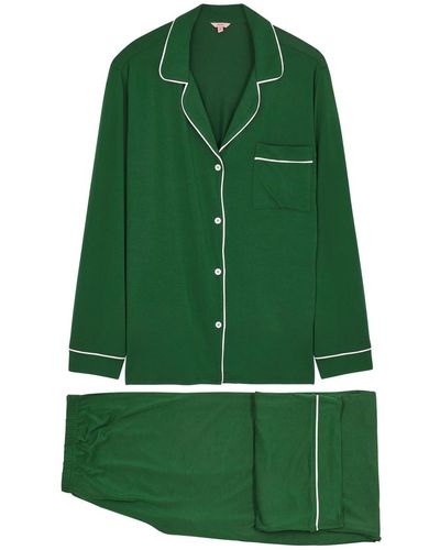 Eberjey Gisele Stretch-modal Pyjama Set - Green