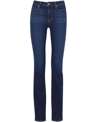 PAIGE Hoxton Transcend Slim-Leg Jeans - Blue