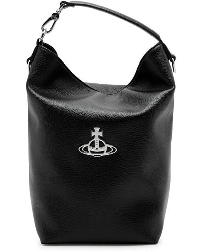 Vivienne Westwood Sam Medium Vegan Leather Top Handle Bag - Black