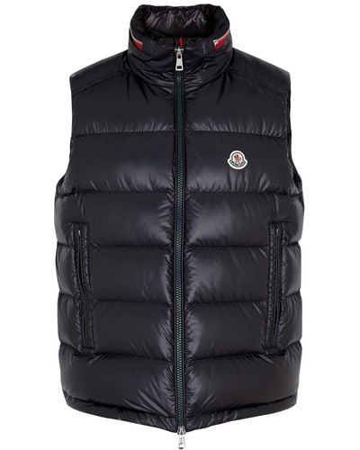 Moncler Ouse Quilted Shell Gilet - Black