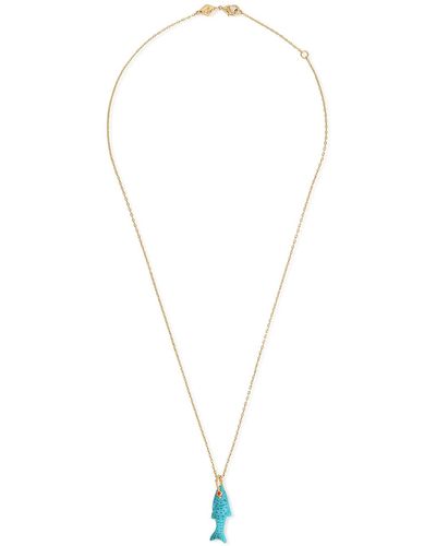 Anni Lu Fishy 18kt Gold-plated Necklace - White