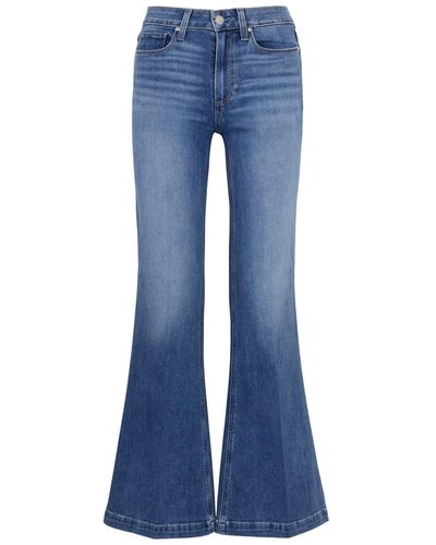 PAIGE Genevieve Flared Jeans - Blue