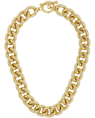 Kenneth Jay Lane Chunky Chain Necklace - Metallic