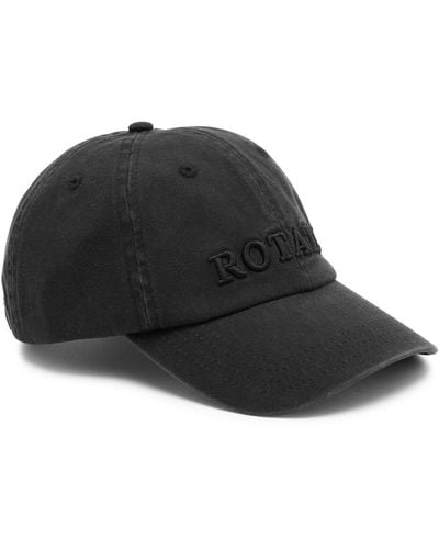 ROTATE SUNDAY Logo-Embroidered Cotton Cap - Black