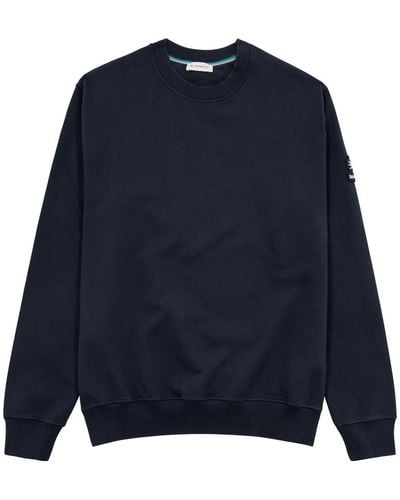 Sandbanks Logo Stretch-Cotton Sweatshirt - Blue