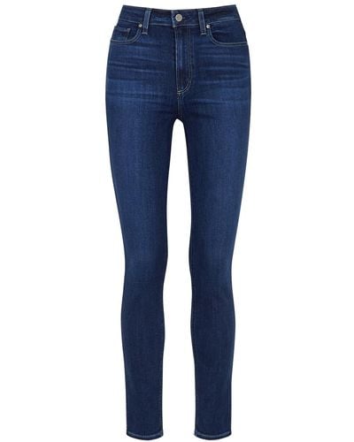 PAIGE Margot Transcend Skinny Jeans - Blue
