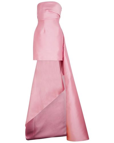 Solace London Meyer Satin Mini Dress - Pink