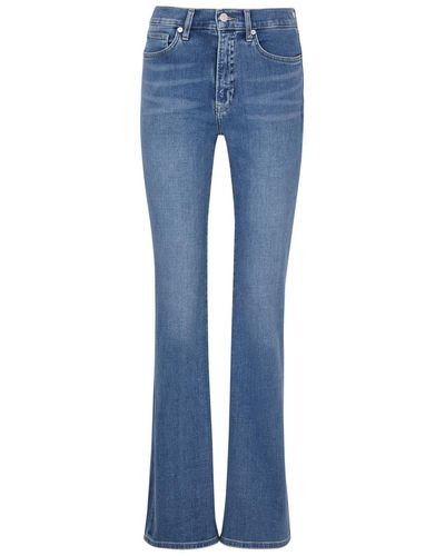 Veronica Beard Beverly Flared-leg Jeans - Blue