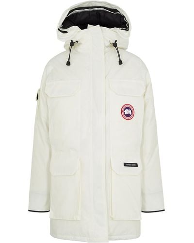 Canada Goose Expedition Hooded Arctic-Tech Parka - White